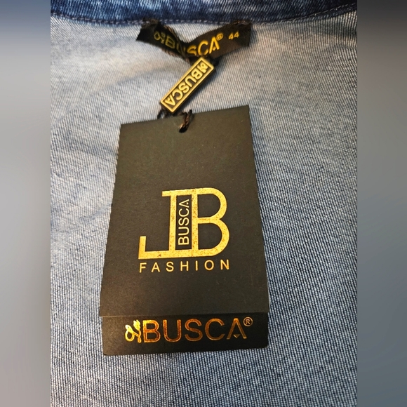 La Busca Rhinestone Jean Jacket - Picture 5 of 5